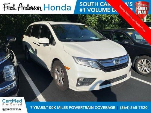 White Diamond Pearl 2018 Honda Odyssey EX-L