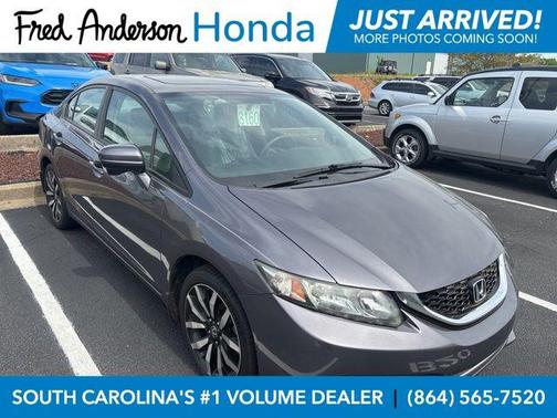 Modern Steel Metallic 2015 Honda Civic EX-L