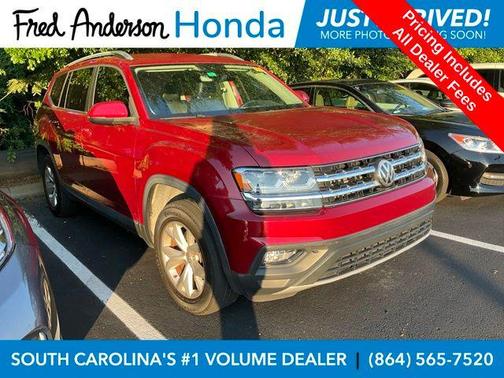 Fortana Red 2018 Volkswagen Atlas 3.6L SE w/Technology