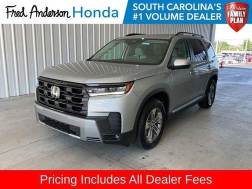 Solar Silver Metallic 2026 Honda Pilot EX-L