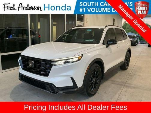 Platinum White Pearl 2026 Honda CR-V Hybrid Sport-L FWD
