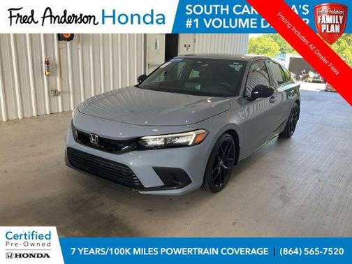 Gray Pearl 2024 Honda Civic Sport