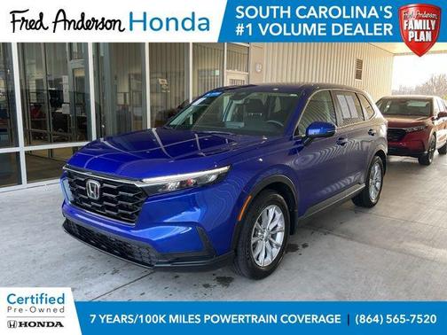 Blue 2024 Honda CR-V EX 2WD