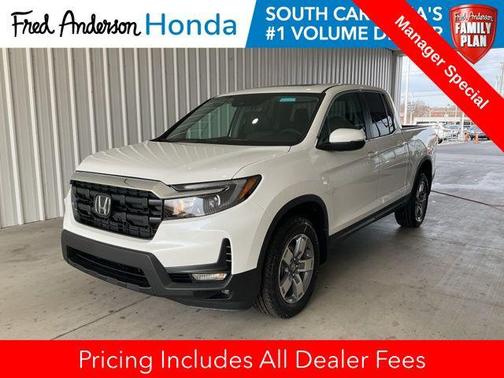 Platinum White Pearl 2026 Honda Ridgeline RTL
