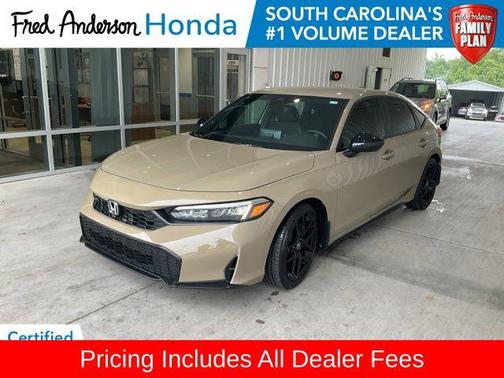 Sand Dune Pearl 2025 Honda Civic Sport