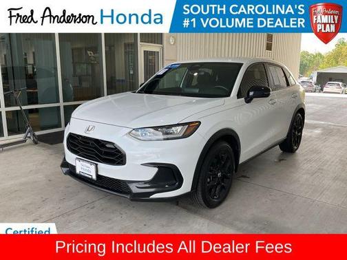 Platinum White Pearl 2023 Honda HR-V 2WD Sport