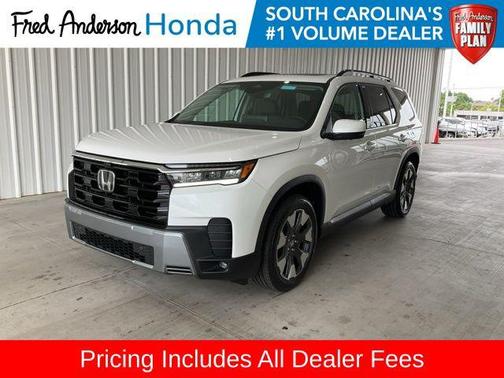 Platinum White Pearl 2026 Honda Pilot Touring 8-Passenger