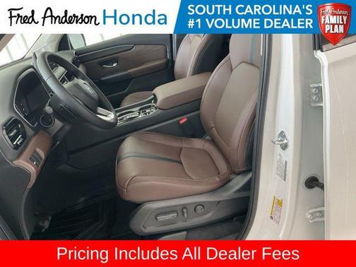 Platinum White Pearl 2026 Honda Pilot Touring 8-Passenger