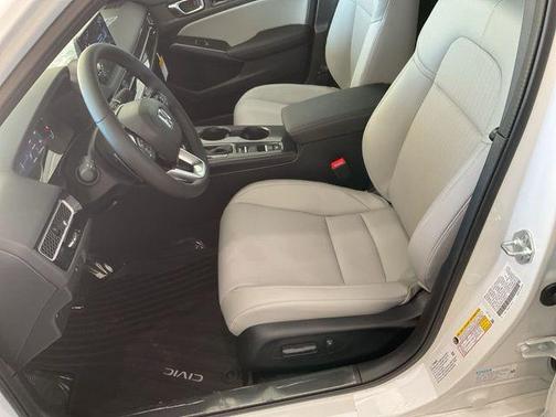 Platinum White Pearl 2026 Honda Civic Hybrid Sport Touring