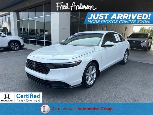 Platinum White 2024 Honda Accord LX 1.5T