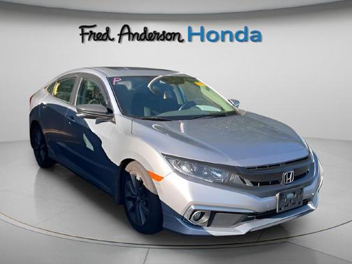 Lunar Silver Metallic 2019 Honda Civic EX