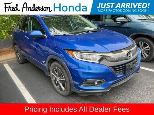 Aegean Blue Metallic 2021 Honda HR-V EX