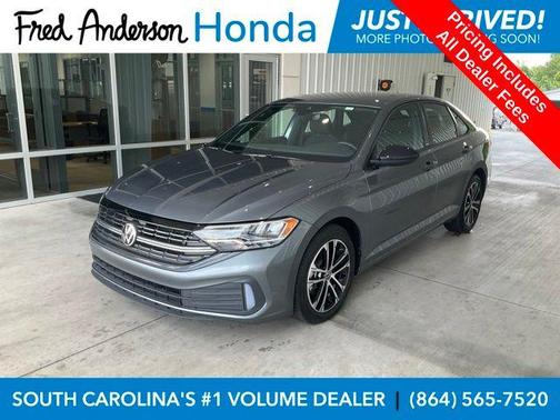 Platinum Gray Metallic 2024 Volkswagen Jetta 1.5T Sport
