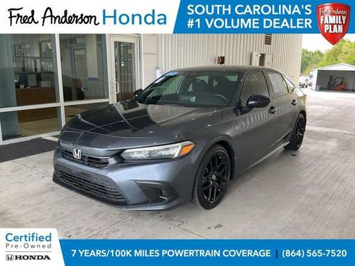 Gray 2023 Honda Civic Sport