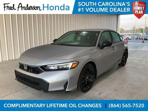 Solar Silver Metallic 2026 Honda Civic Sport