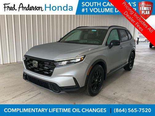 Solar Silver Metallic 2026 Honda CR-V Hybrid Sport-L FWD