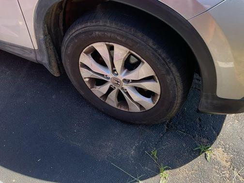 Alabaster Silver Metallic 2014 Honda CR-V EX