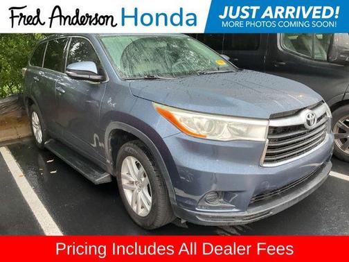Shoreline Blue Pearl 2014 Toyota Highlander LE
