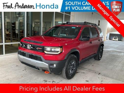 Radiant Red Metallic II 2026 Honda Passport AWD TrailSport