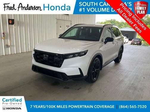 Platinum White 2023 Honda CR-V Hybrid Sport FWD