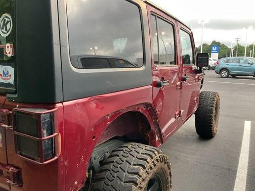 Deep Cherry Red Crystal Pearlcoat 2011 Jeep Wrangler Unlimited Sport