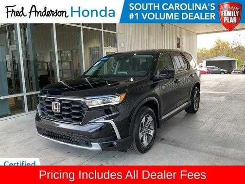 Crystal Black Pearl 2025 Honda Pilot EX-L