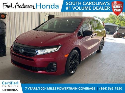 Radiant Red 2025 Honda Odyssey Sport-L