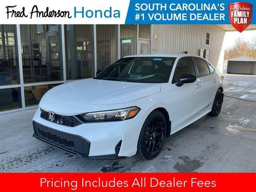 Platinum White Pearl 2026 Honda Civic Sport