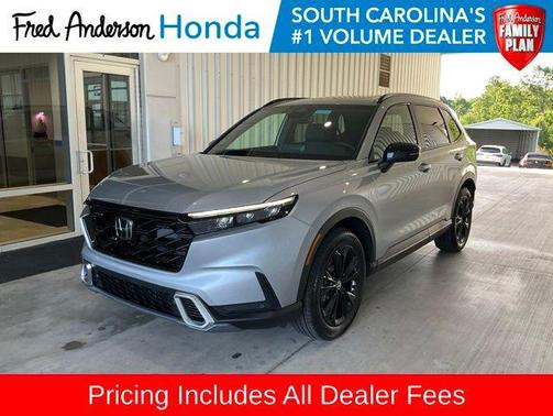 Solar Silver Metallic 2026 Honda CR-V Hybrid Sport Touring AWD