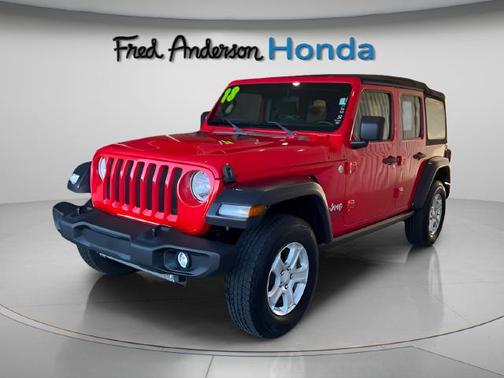 Firecracker Red Clearcoat 2018 Jeep Wrangler Unlimited Sport