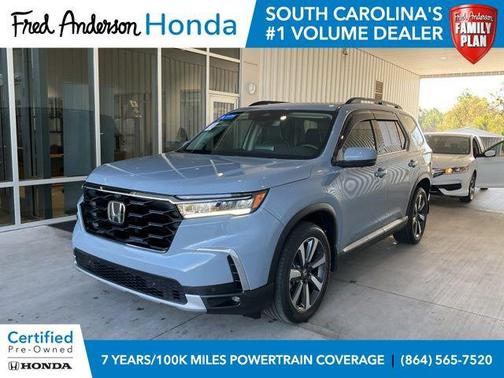 Gray 2023 Honda Pilot AWD Elite
