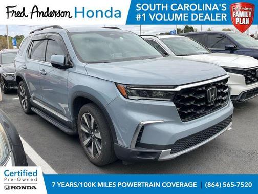 Gray 2023 Honda Pilot AWD Elite