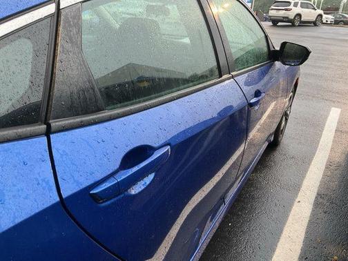 Blue 2021 Honda Civic LX