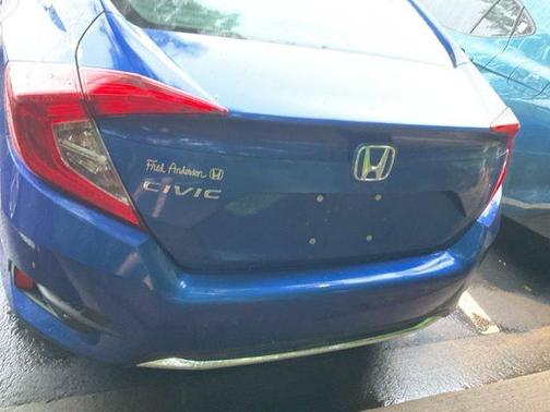 Blue 2021 Honda Civic LX