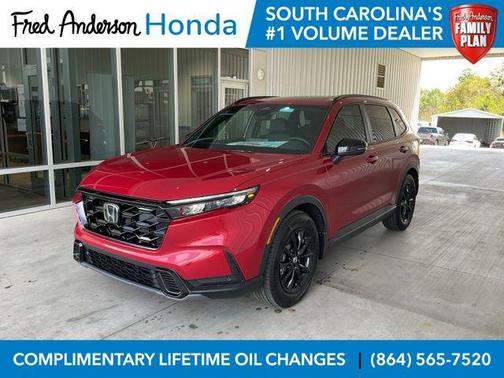 Radiant Red Metallic 2026 Honda CR-V Hybrid Sport-L FWD