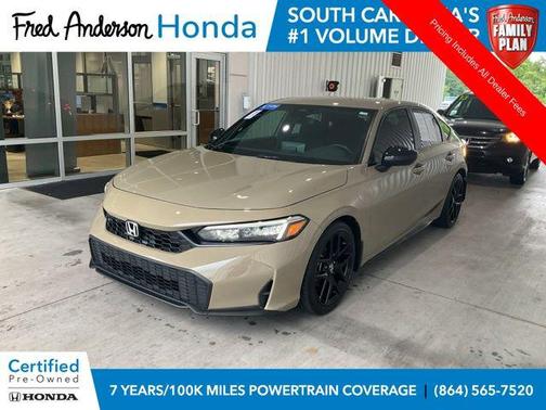 Sand Dune 2025 Honda Civic Sport