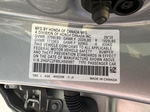 2020 Honda Civic Sport