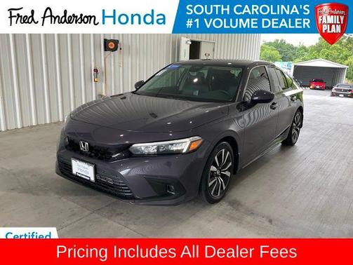 Meteorite Gray Metallic 2024 Honda Civic EX-L