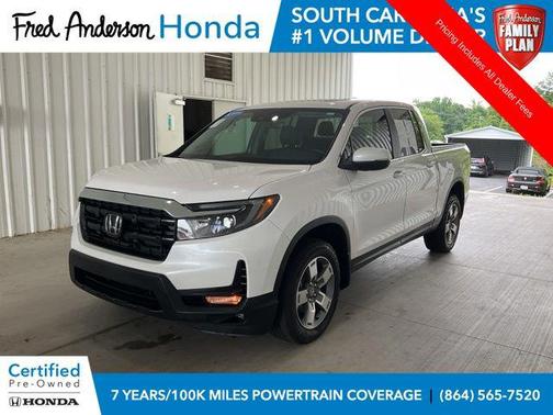 Platinum White Pearl 2024 Honda Ridgeline RTL