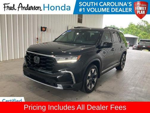 Crystal Black Pearl 2025 Honda Pilot Elite