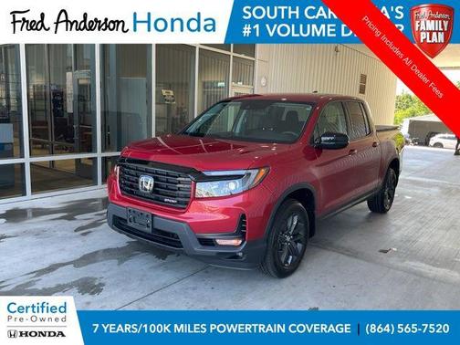 Radiant Red Metallic II 2023 Honda Ridgeline Sport