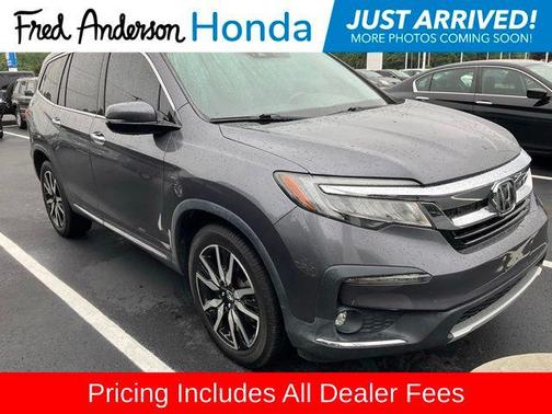 Modern Steel Metallic 2022 Honda Pilot AWD Elite