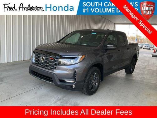 Modern Steel Metallic 2026 Honda Ridgeline TrailSport