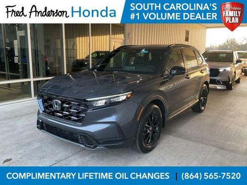 Meteorite Gray Metallic 2026 Honda CR-V Hybrid Sport-L FWD