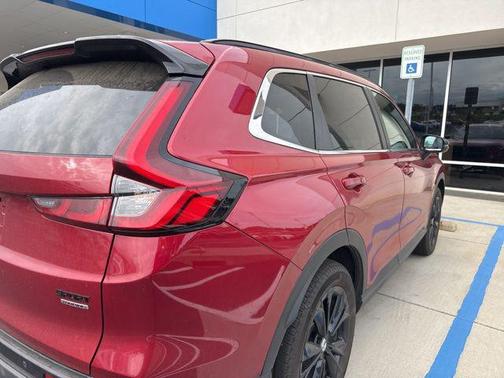 Radiant Red Metallic 2025 Honda CR-V Hybrid Sport Touring AWD