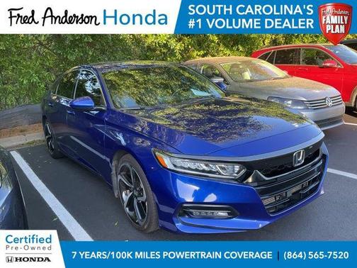 Still Night Pearl 2018 Honda Accord Sport