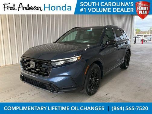Canyon River Blue Metallic 2026 Honda CR-V Hybrid Sport-L FWD