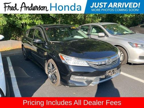 Crystal Black Pearl 2017 Honda Accord Touring V6