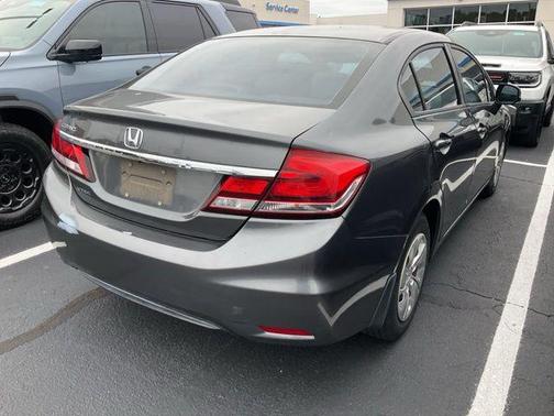 Alabaster Silver Metallic 2013 Honda Civic LX