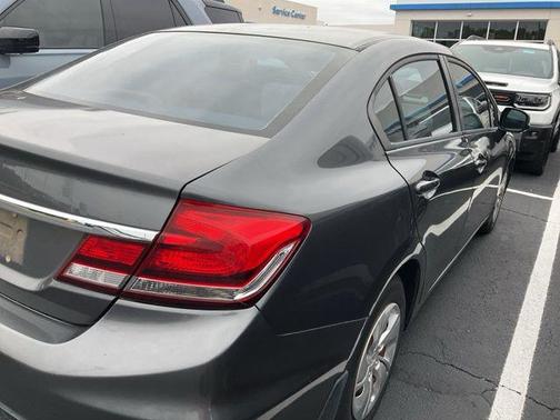 Alabaster Silver Metallic 2013 Honda Civic LX